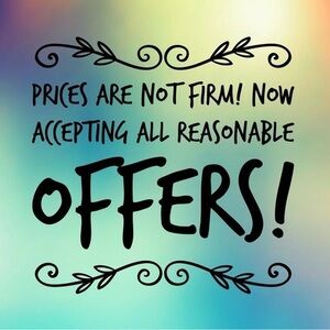 Check out my page. Accepting reasonable offers.